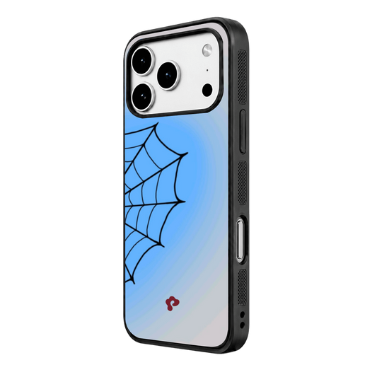 Blue Spider Web Case