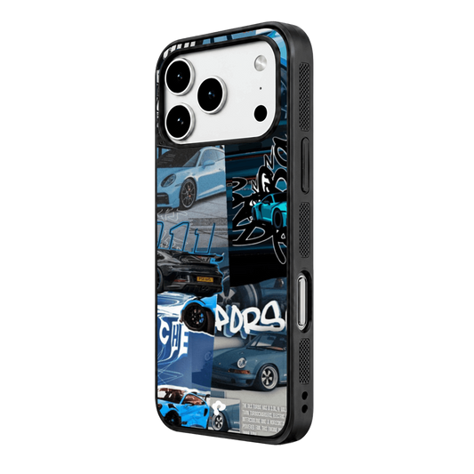911 Majestic Blue Porche Car Case