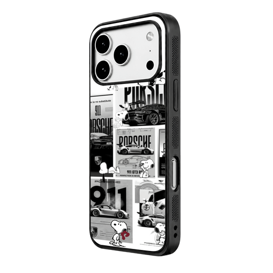 Porsche Noir Car Case