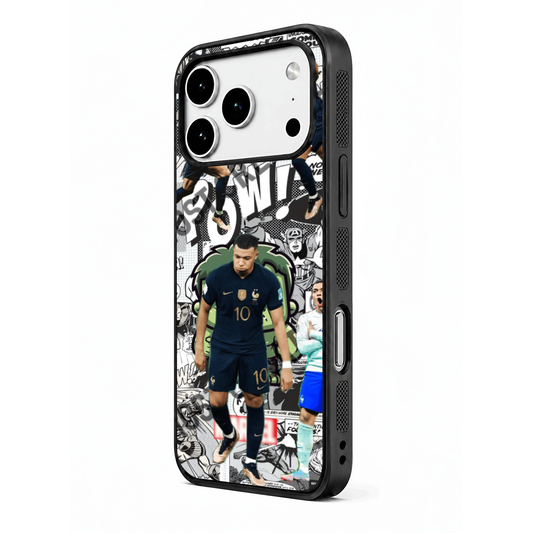 Mbappé Comic Book Collage Case
