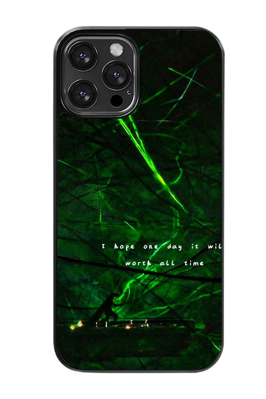 Green Hope Button Case