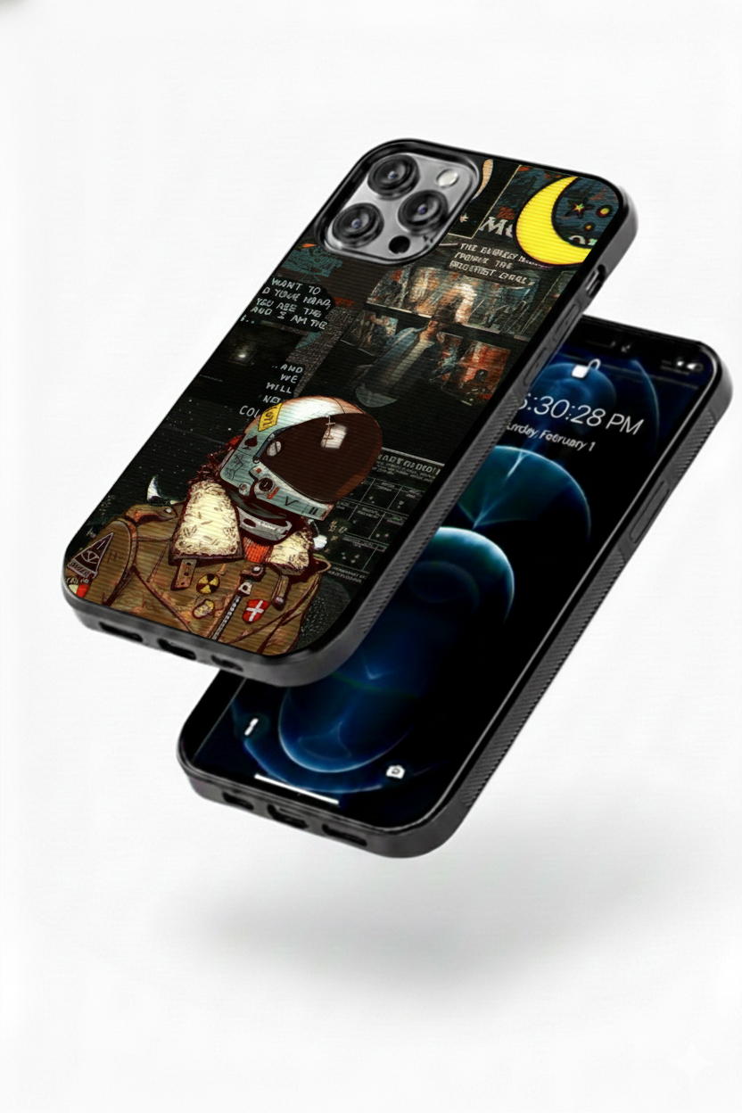 Astronaut Moon Aesthetic Case