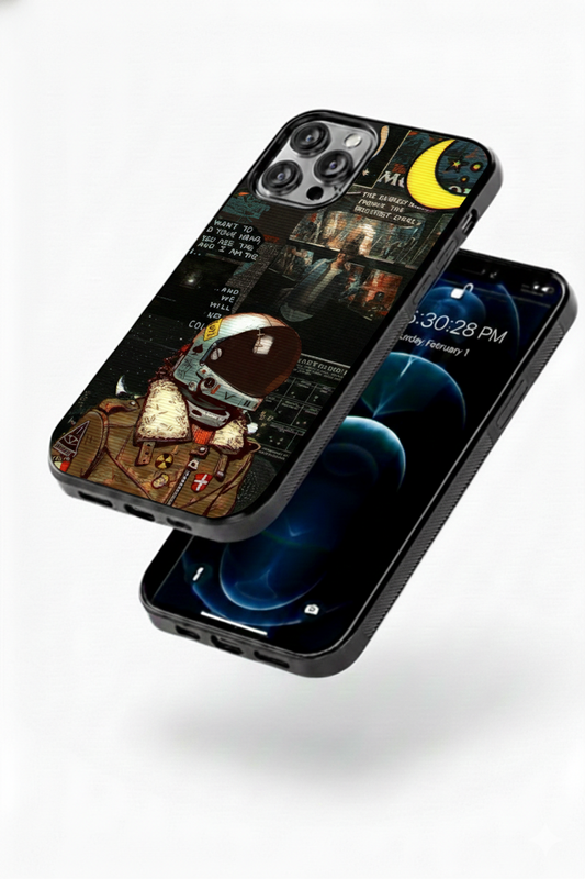 Astronaut Moon Aesthetic Case