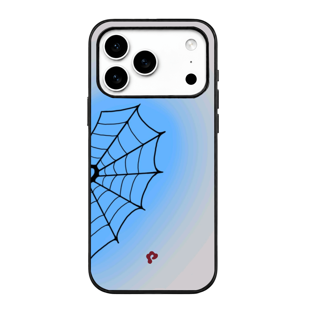 Blue Spider Web Case