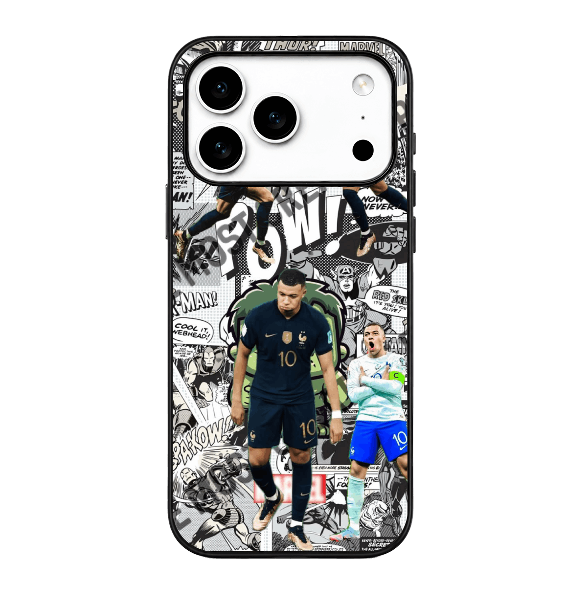 Mbappé Comic Book Collage Case