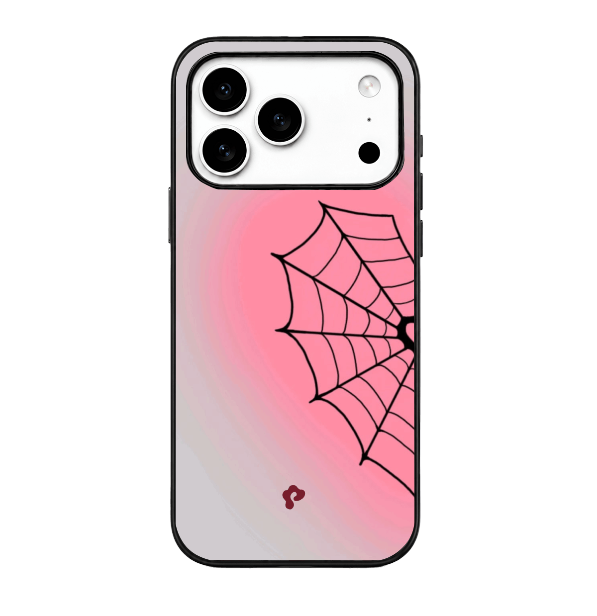 Pink Spider Web Case
