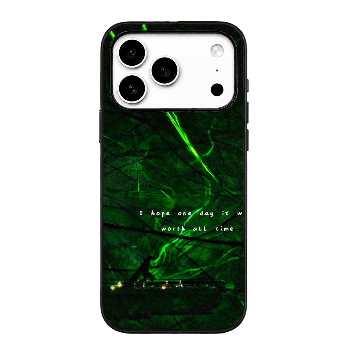 Green Hope Button Case