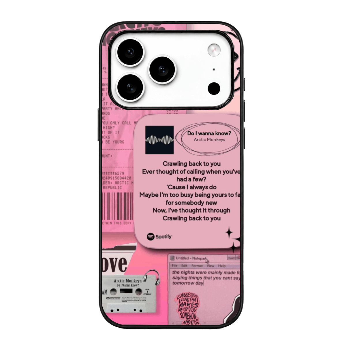 Pink Arctic Monkeys Case