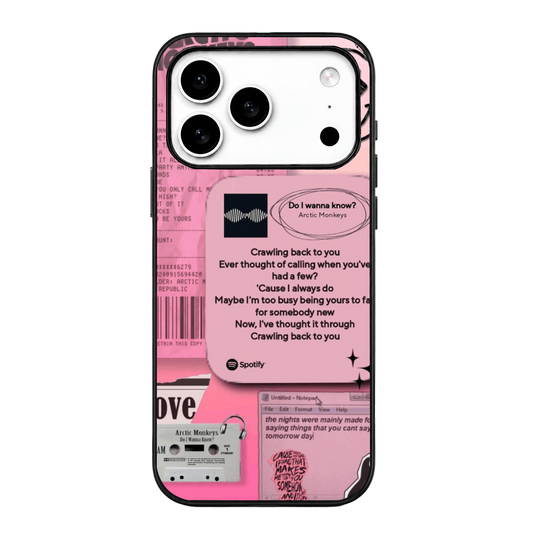 Pink Arctic Monkeys Case