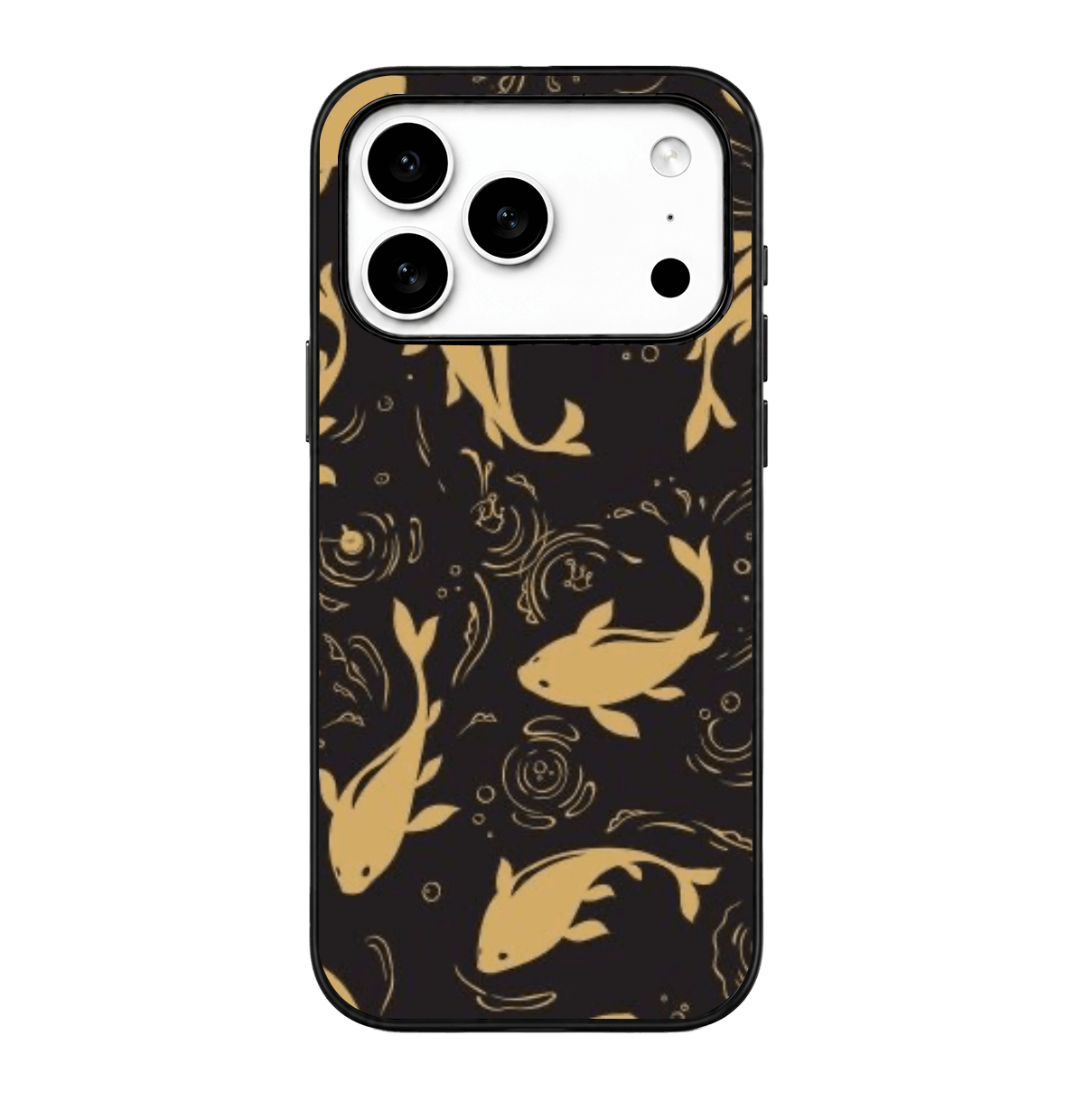 Golden Koi Fish Case