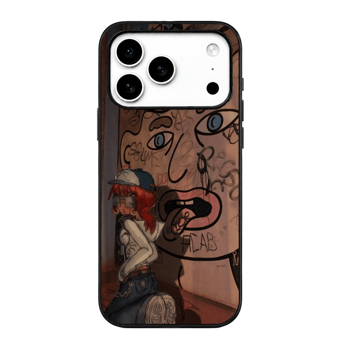 Doodled Girl Case