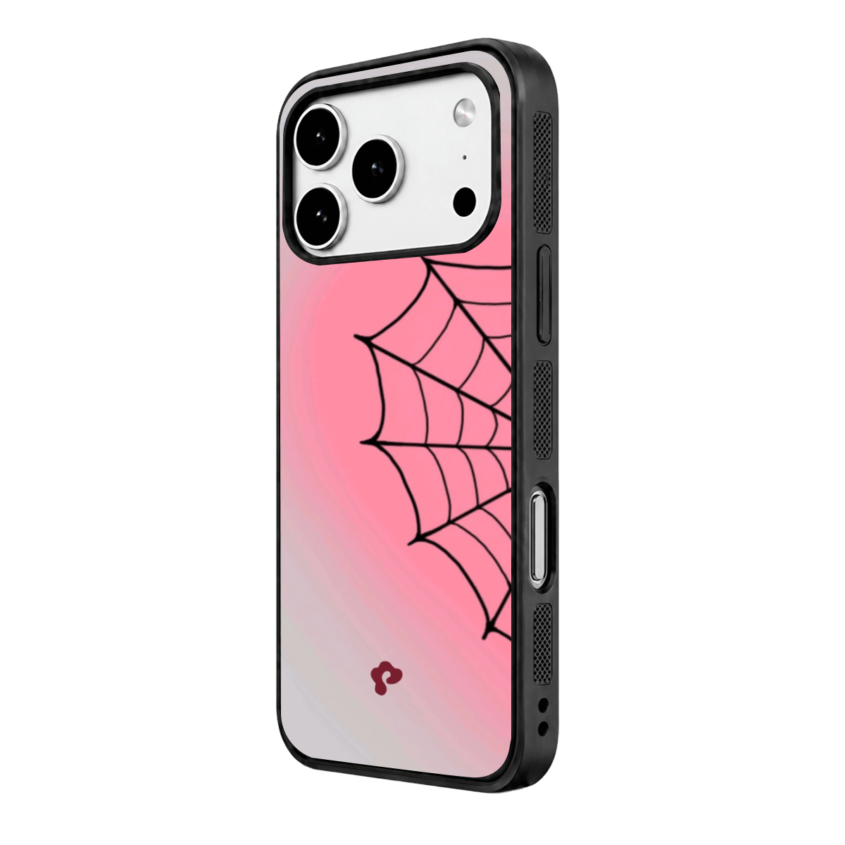 Pink Spider Web Case