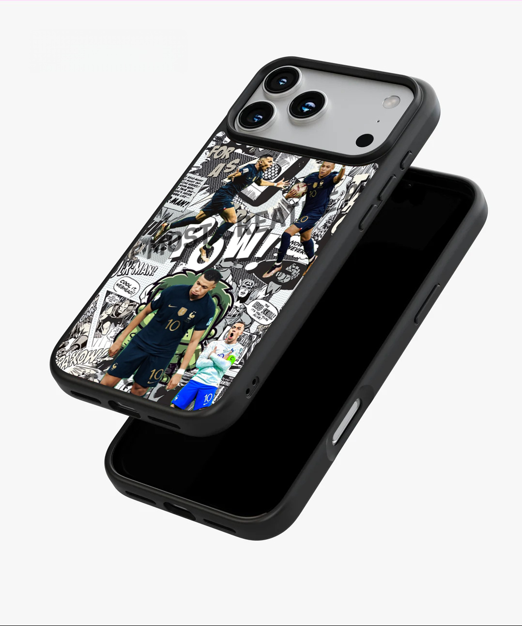 Mbappé Comic Book Collage Case