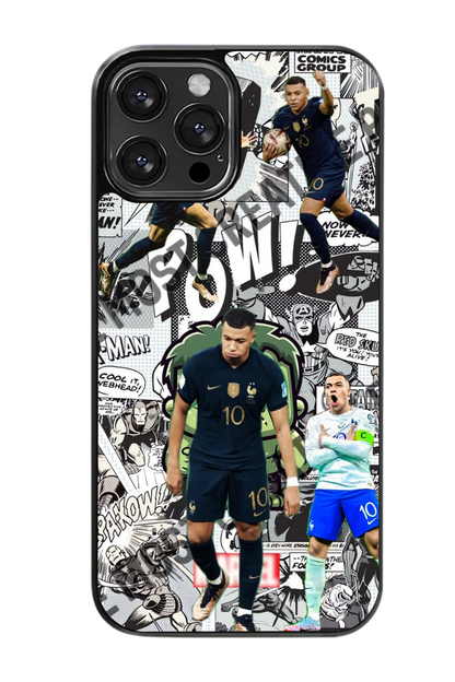 Mbappé Comic Book Collage Case