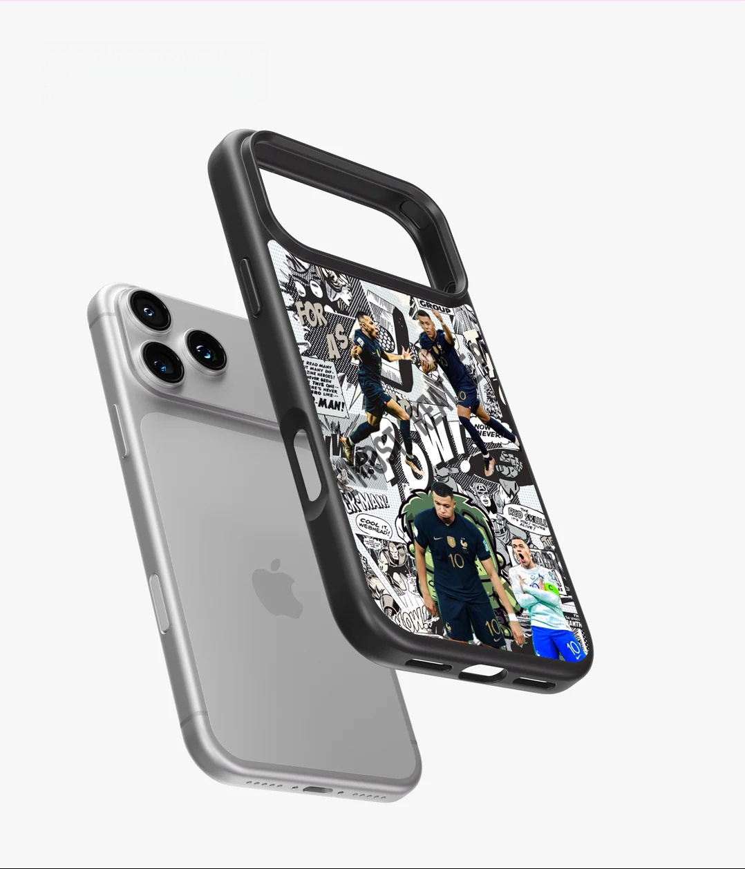 Mbappé Comic Book Collage Case