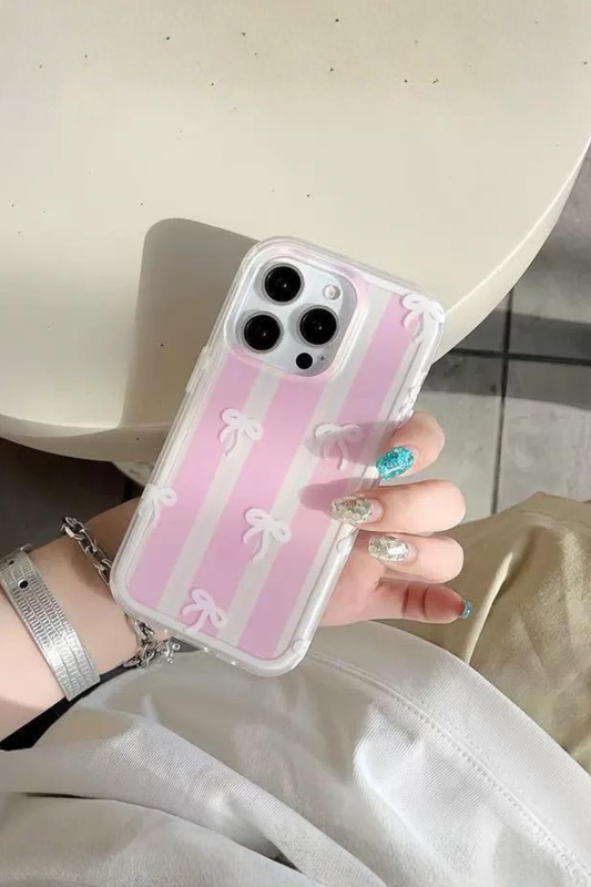 Soft Stripe Ribbon Case