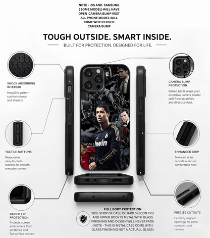 Ronaldo x Batman Grunge Case
