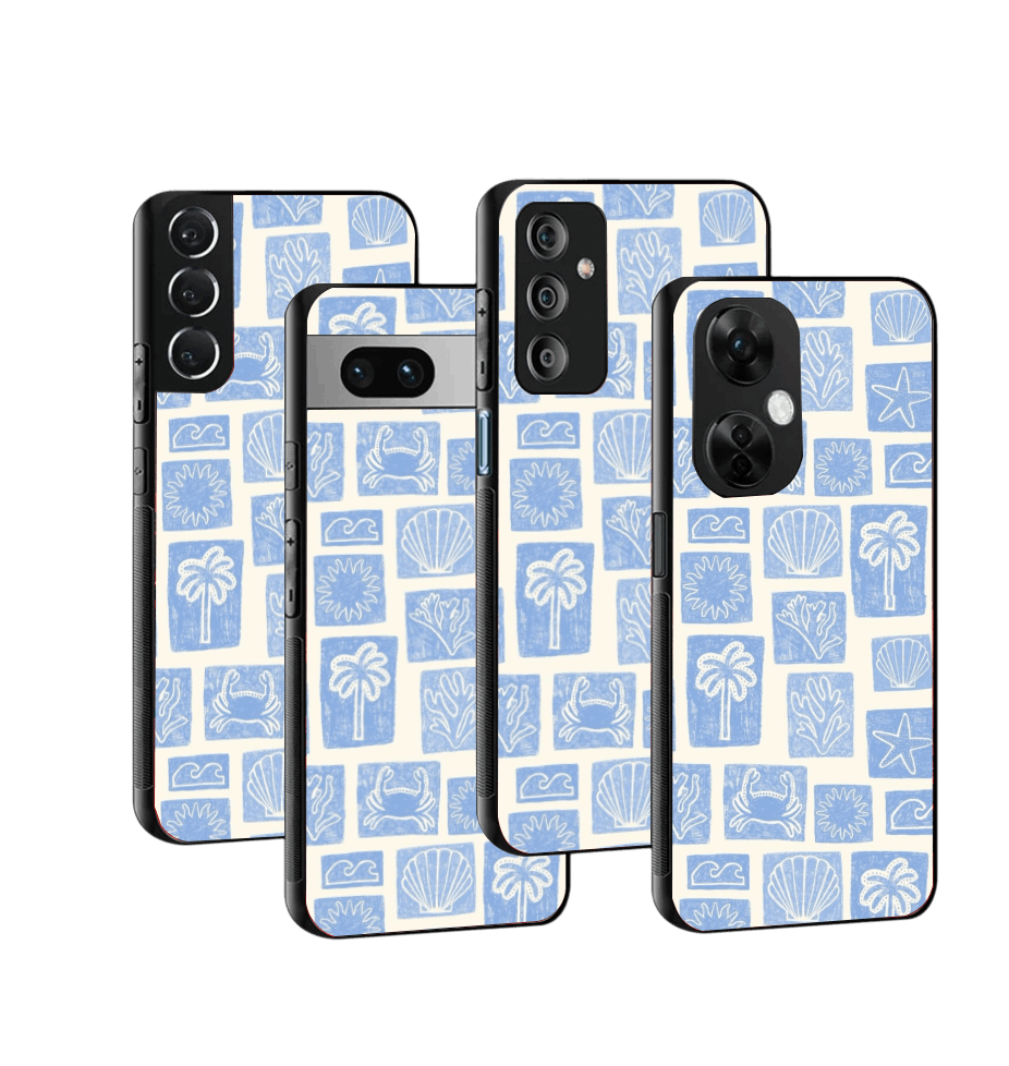 Blue Beach Mosaic Case