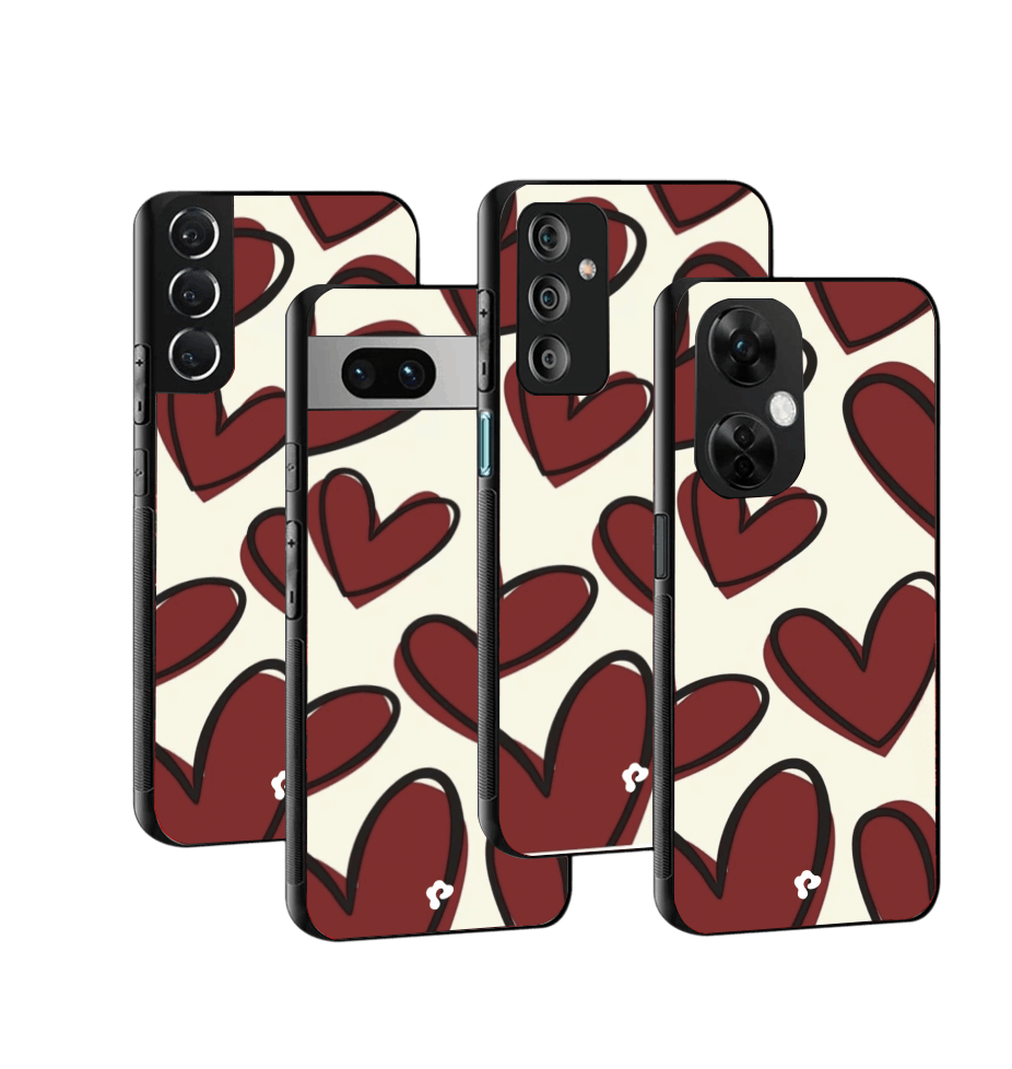 Sketchy Hearts Case