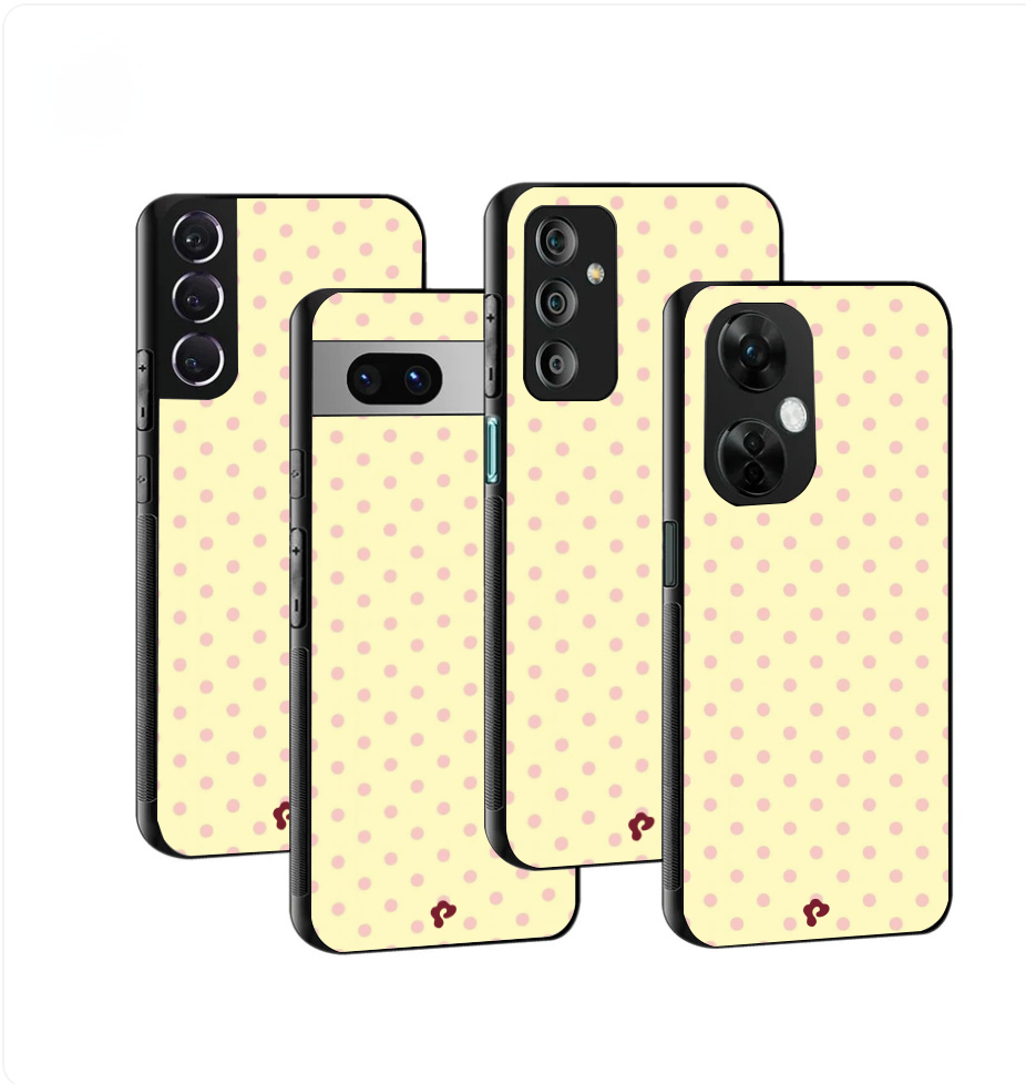 Pink Lemon Polka Dot Case