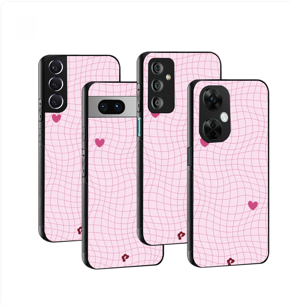 Pink Wavy Plaid Case