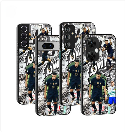 Mbappé Comic Book Collage Case