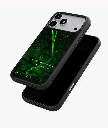 Green Hope Button Case