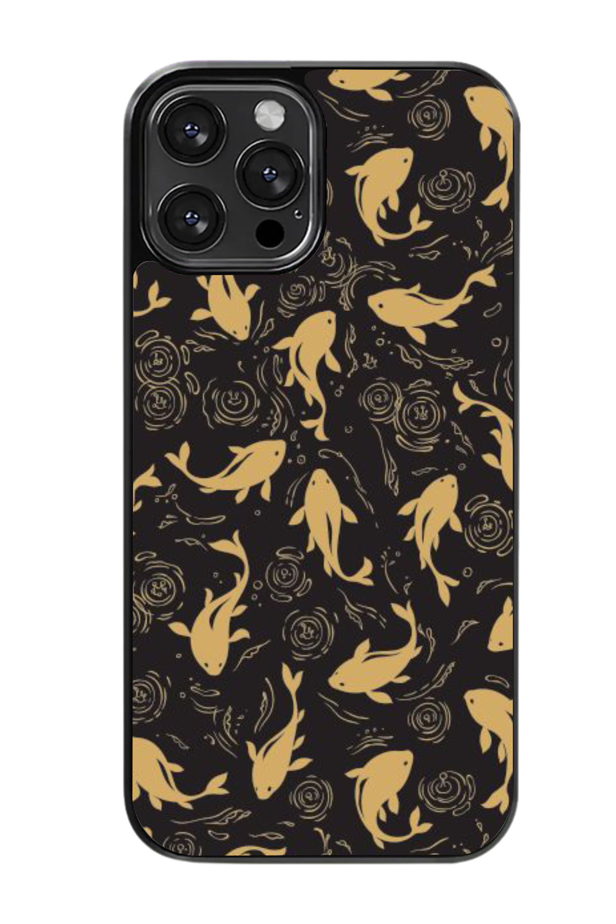 Golden Koi Fish Case