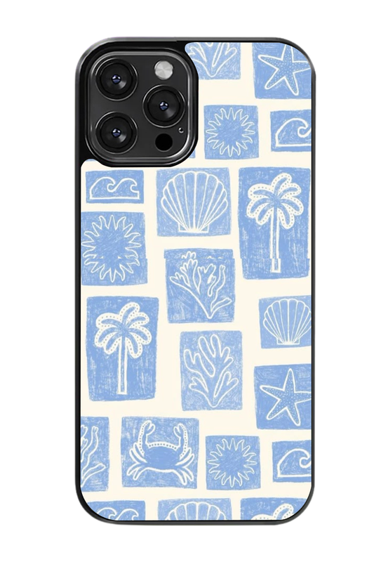Blue Beach Mosaic Case