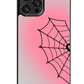 Pink Spider Web Case