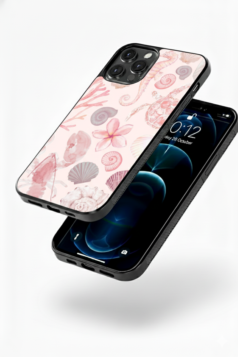 Soft Pink Seahorse Case