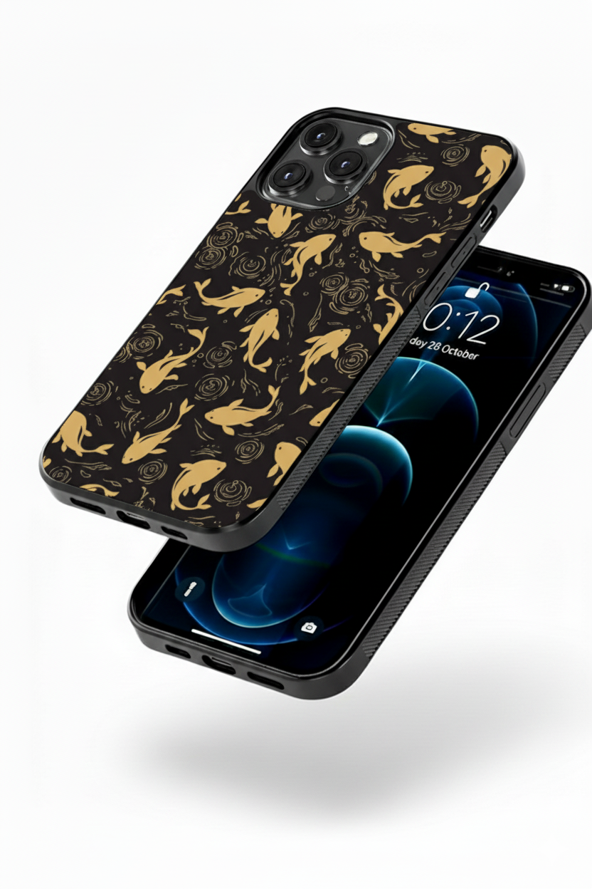 Golden Koi Fish Case