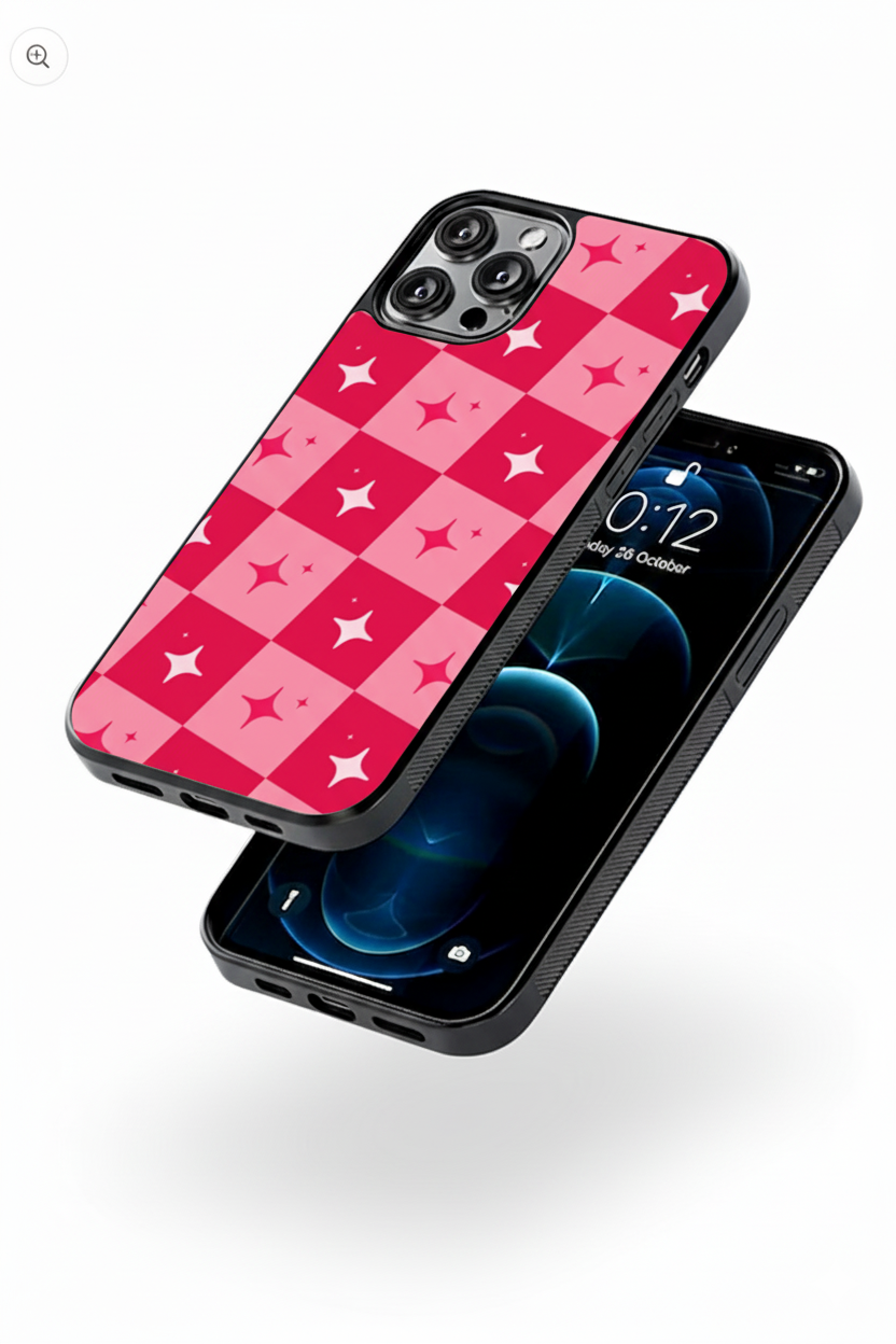 Checkered glam Case