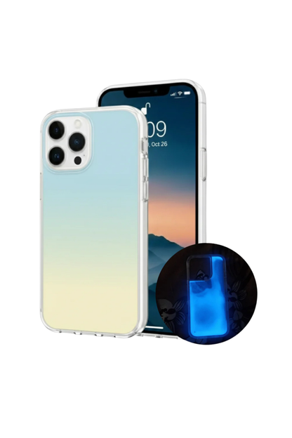 Light Blue Sand Glow Case
