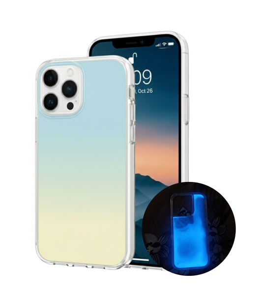 Light Blue Sand Glow Case
