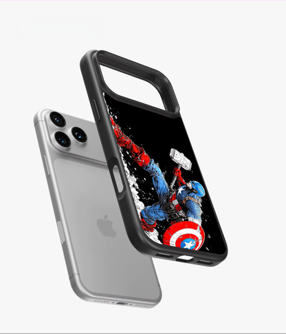 Captain America Mjolnir Dark Edition Case