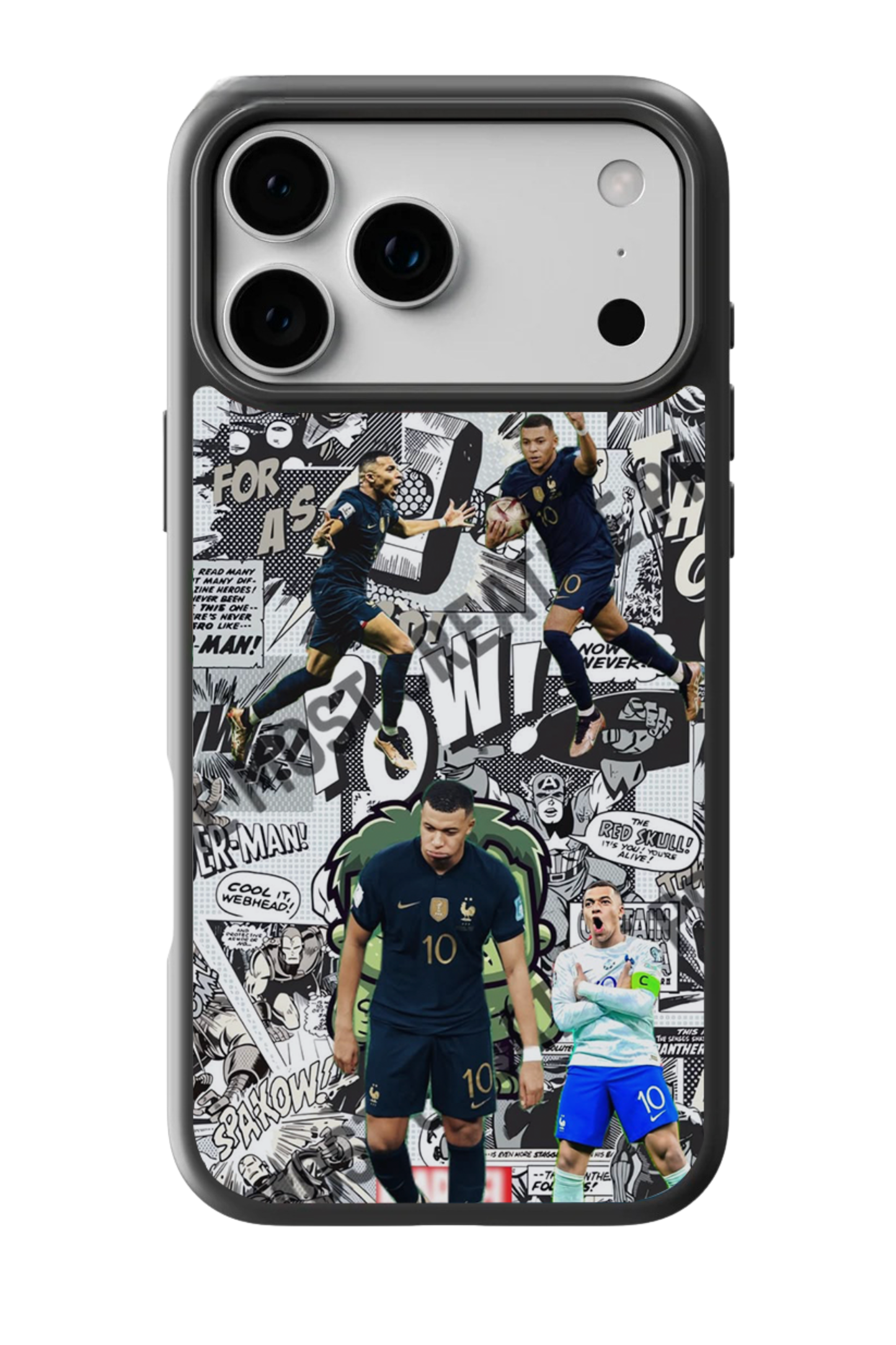 Mbappé Comic Book Collage Case
