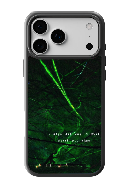 Green Hope Button Case