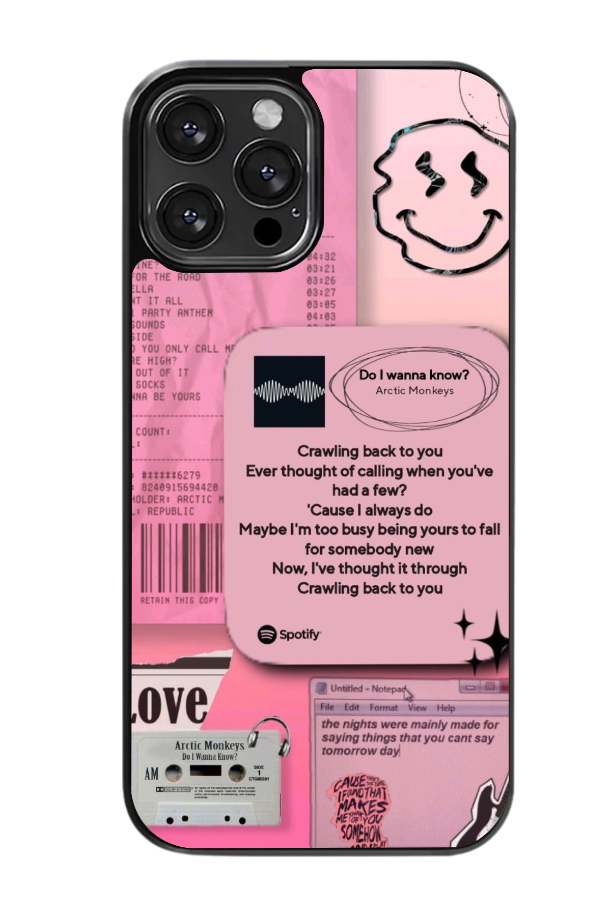 Pink Arctic Monkeys Case