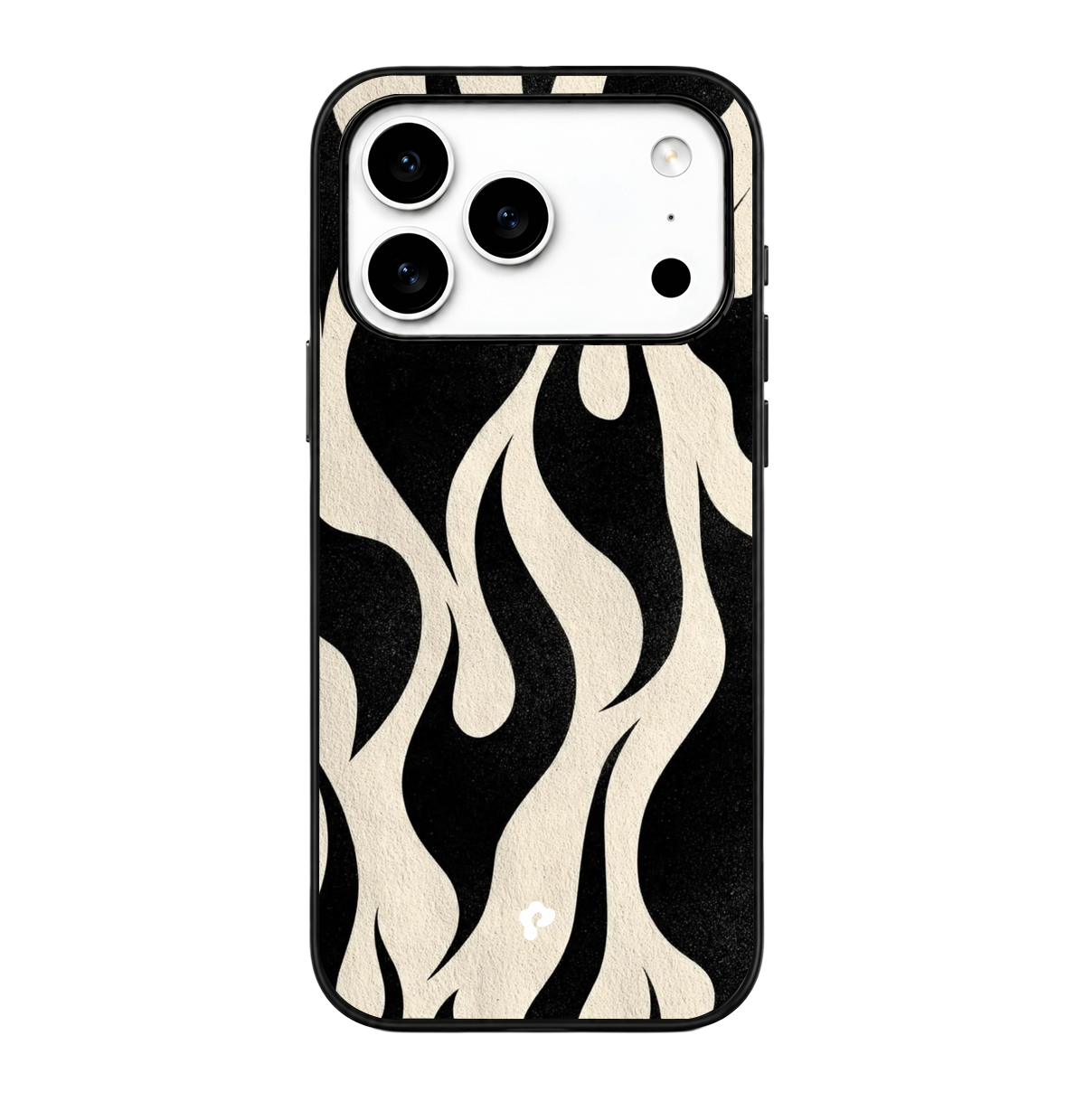 Wavy Black And White Stripes Case