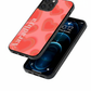 Heart Name Case - Three-quarter overhead view