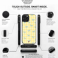 Yellow Plaid With Blue Bows Case
