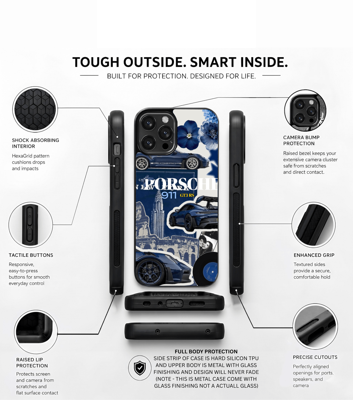 Blue Porsche Case