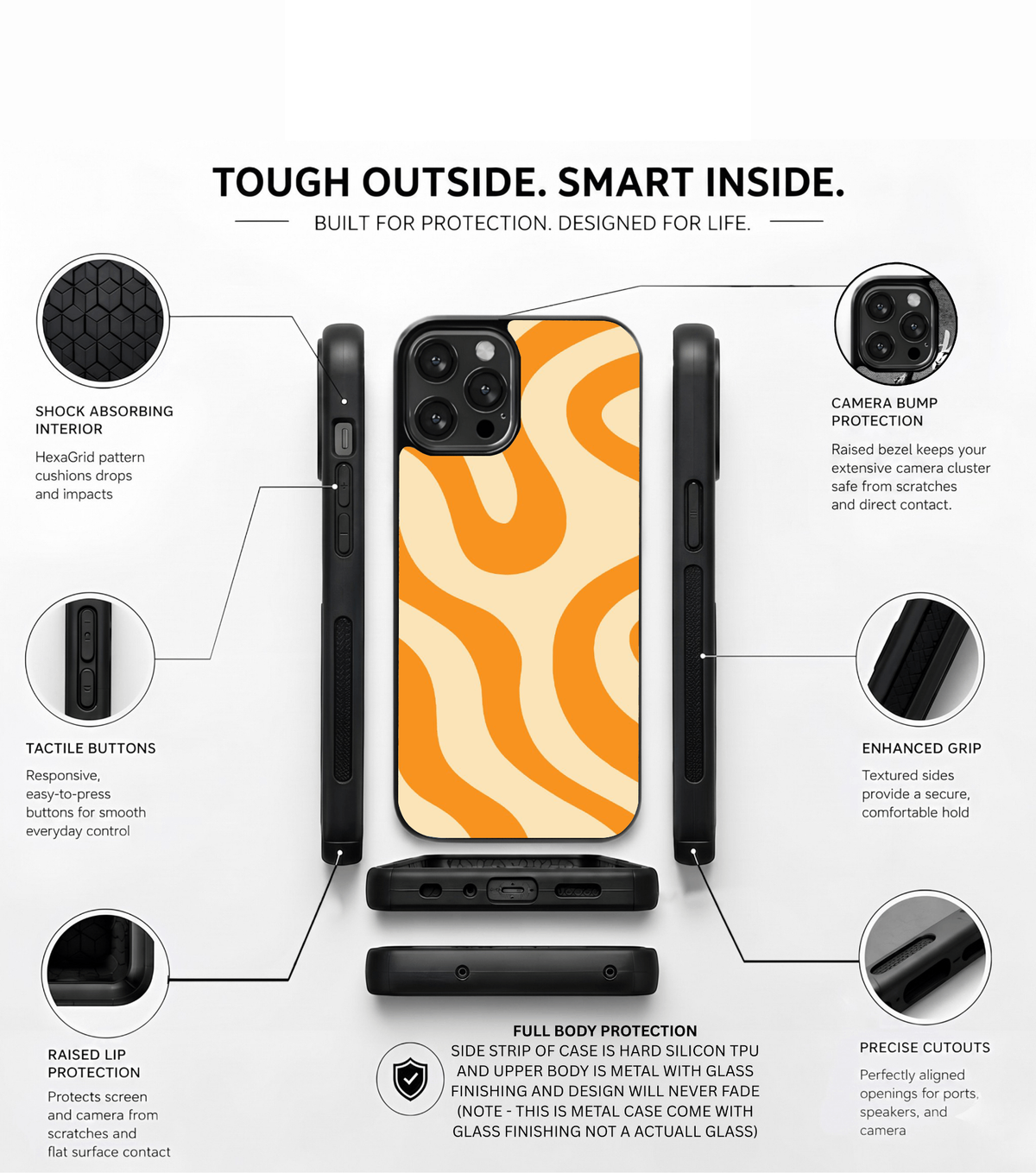 Orange casata Case