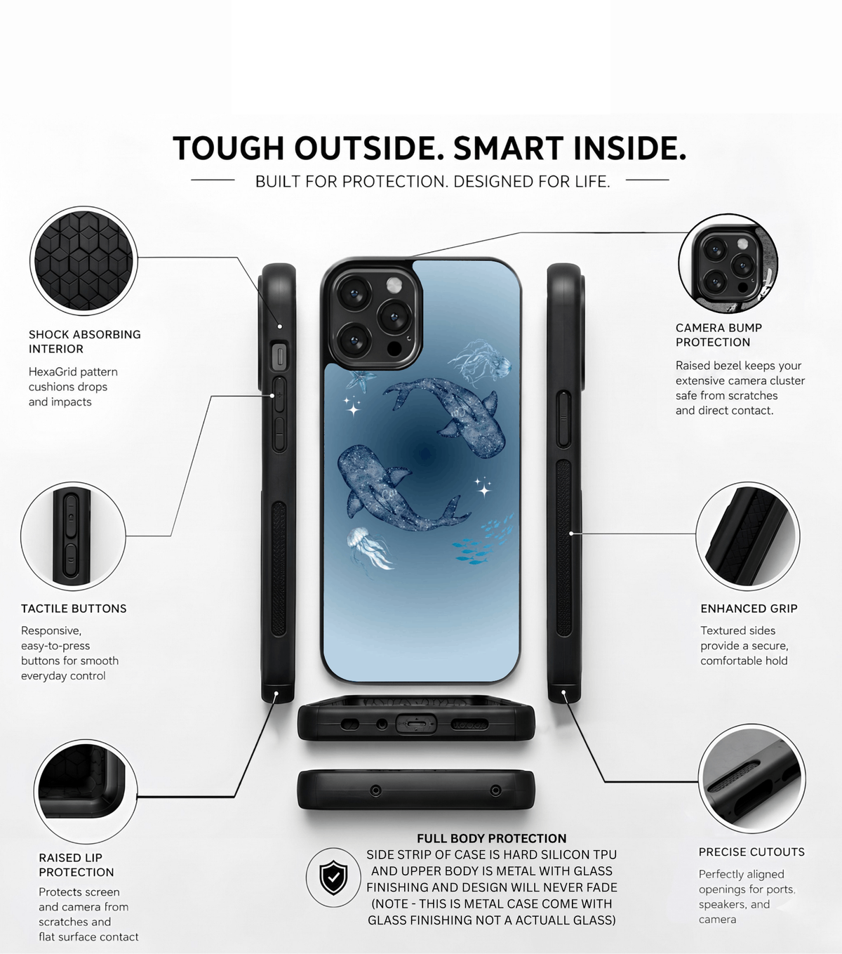 Whale Galaxy Case