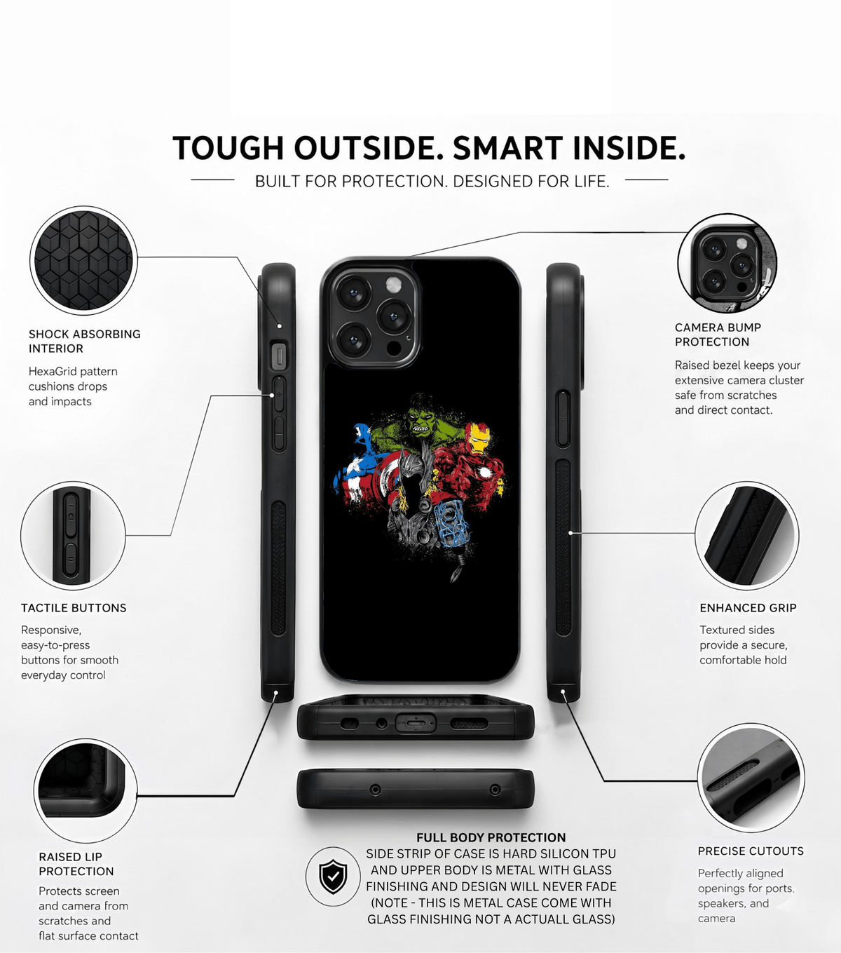 Avengers Squad Grunge Case