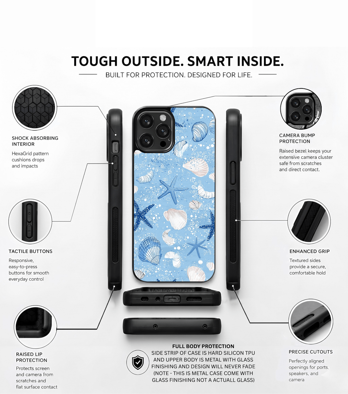 Ocean Bubbles Case