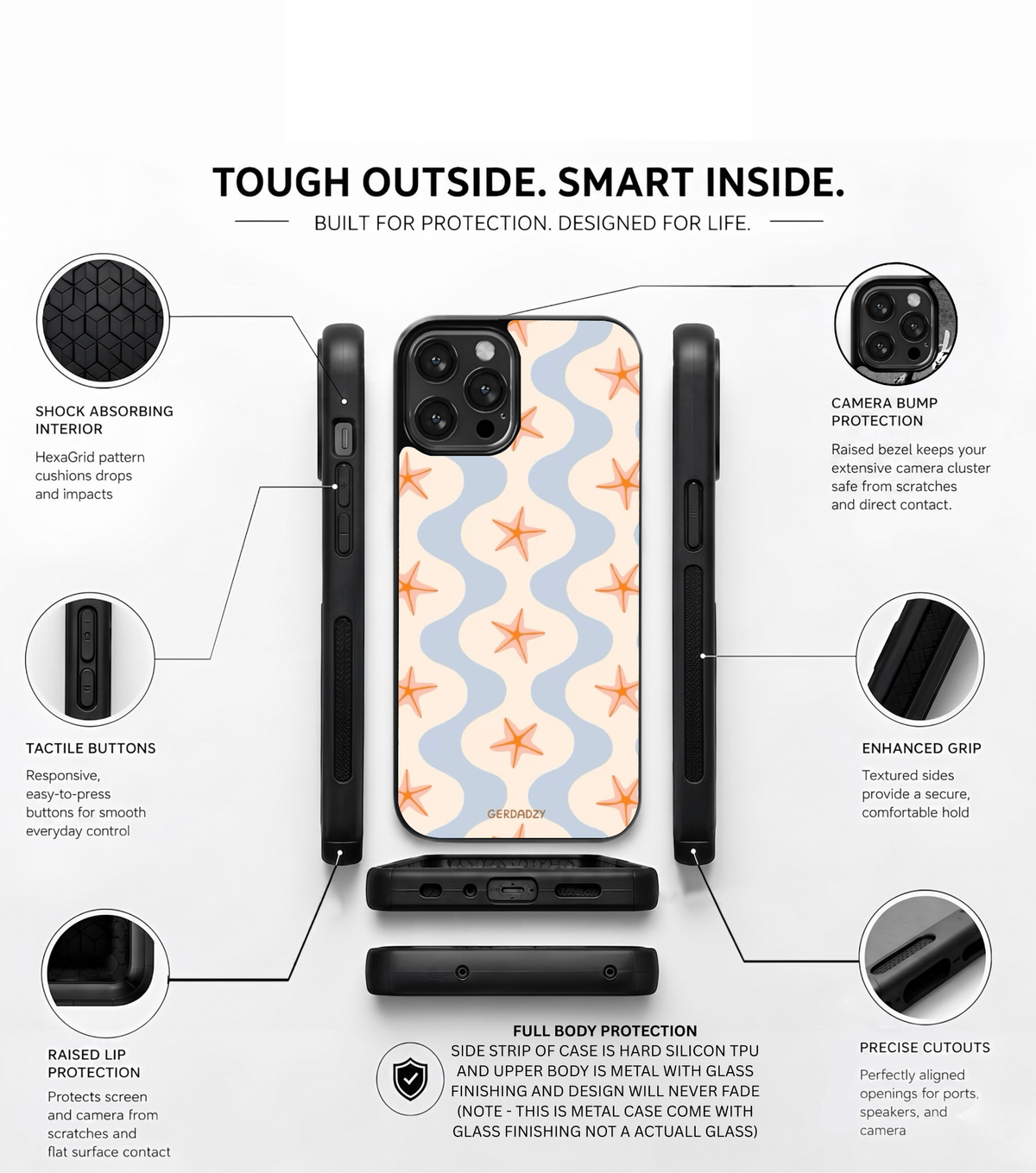 Starfish pattern Case