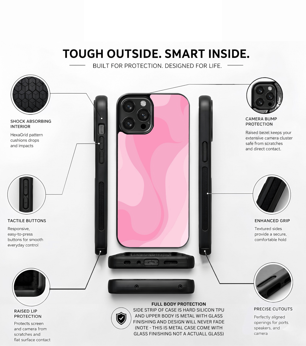 Pastle pink Case