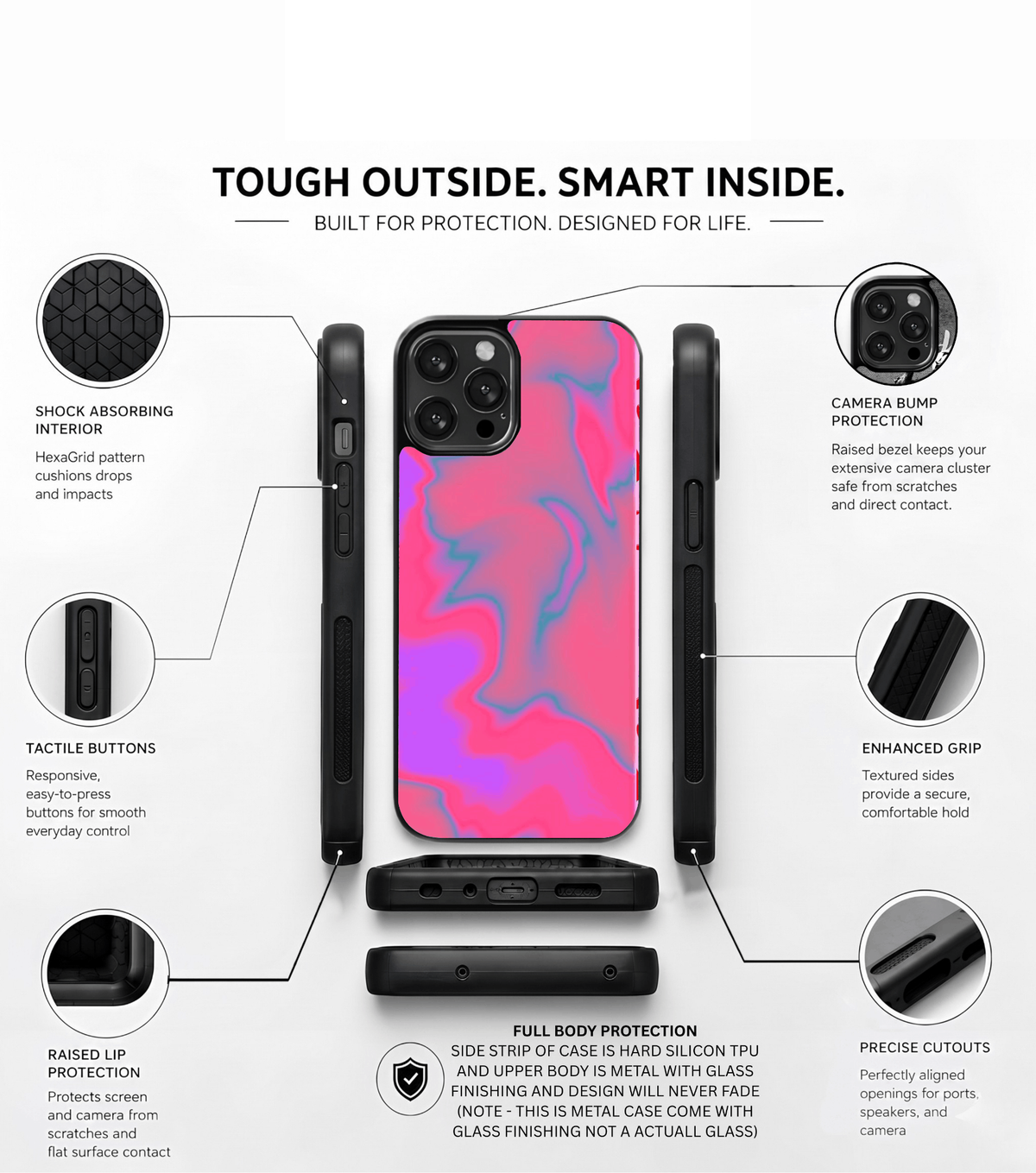 Magenta mist Case